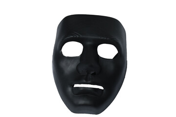 Mime mask isolated on white
