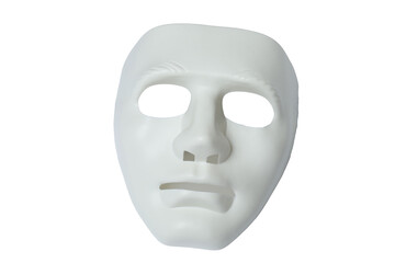 Mime mask isolated on white
