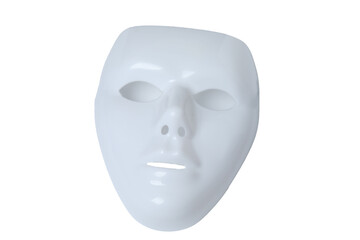 Mime mask isolated on white
