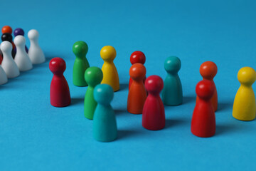 Obraz premium Concept of Diversity, Inclusion and Equality, space for text