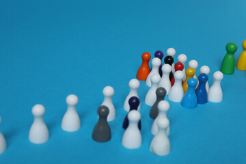 Concept of Diversity, Inclusion and Equality, space for text