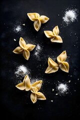 Dazzling Farfalle Pasta with Flour