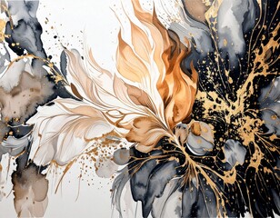 abstract floral pattern