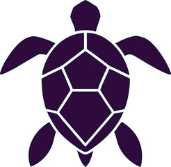 Fototapeta premium turtle vector design, ideal for wildlife posters, eco campaigns, and marine conservation visuals.