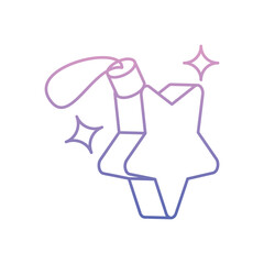 Star icon clean and modern vector illustration