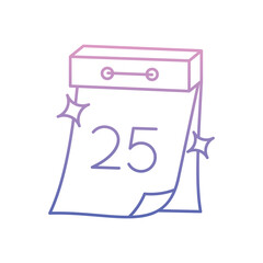 Calander icon clean and modern vector illustration