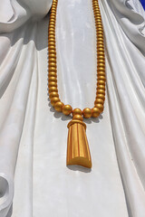 The Guanyin statue on Hainan Island, China. A majestic Buddhist monument by the sea