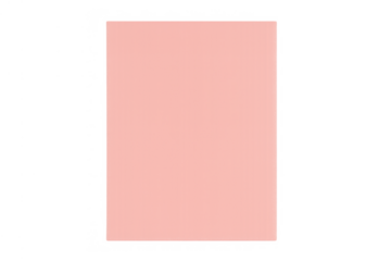 Blank pink rectangular paper with textured surface for notes and messages on transparent background