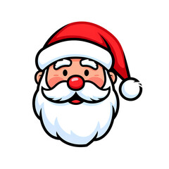Santa Claus illustration perfect for holiday marketing and design