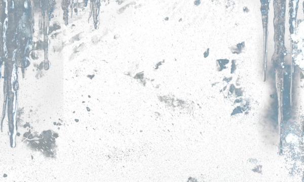 Ethereal ice-blue abstract texture with streaked vertical drips