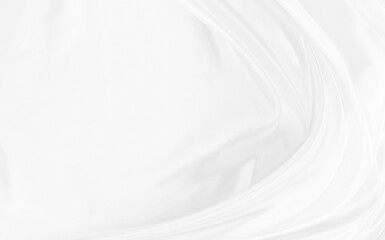 Obraz premium White gray satin texture that is white silver fabric silk background with beautiful soft blur pattern natural.
