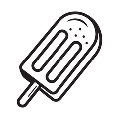 ice cream  vector illustration of sweet frozen dessert icon