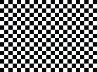 Fototapeta premium Black and White Checkerboard Pattern. Seamless Chessboard Background