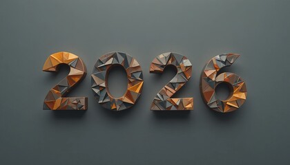 Embrace the future with stunning 2026 numbers, symbolizing progress and innovation.