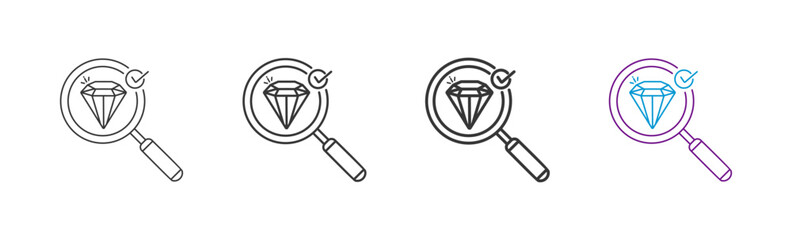 interest icon set collection, illustration, design, marketing, graphic icons with different color line thickness and style, editable stroke. on white background.