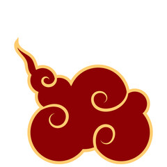 Chinese New Year Cloud Illustration