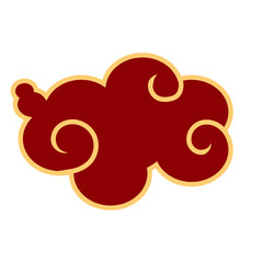 Chinese New Year Cloud Illustration