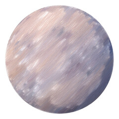Fictional planet isolated transparent background sketch
