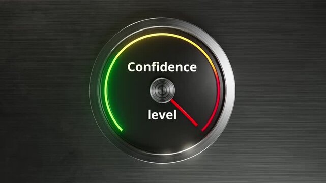 selfassurance indicator, leadership boost before speaking, visual cue to enhance poise during important speeches, focus on confidence levels to elevate performance in highstakes settings