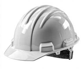 Fototapeta premium white helmet isolated image