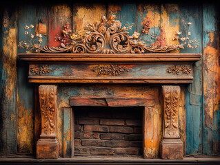 sooty old fireplace