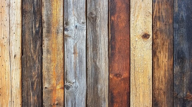 Grainy wood pattern weathered reclaimed wooden planks vertical composition natural rustic texture aged timber surface organic material backdrop design