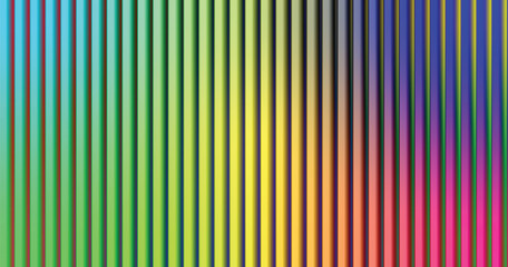 Colorful geometric abstract vector background with wavy lines and retro pattern design