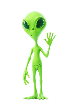 Cute green cartoon frog animal character illustration vector technology alien monster android robot toy