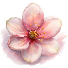 Elegant Watercolor Flowers Clipart: Peony, Orchid, and Sunflower Blooms for Spring & Summer Design