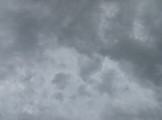 Dark Overcast Sky with Gray Storm Clouds
