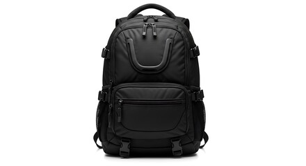 Sleek Black Backpack - Modern Design for Everyday Adventures.