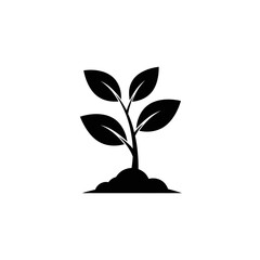 Young plant growth symbol