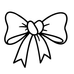 bow isolated on white background