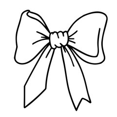 bow isolated on white background