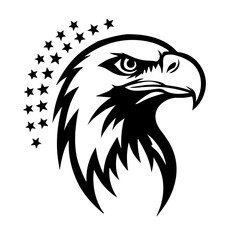 eagle head vector illustration