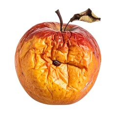 Wrinkled Apple - A Sign of Decay and Aging Process.