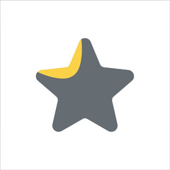 Modern favorite star icon - ui/ux, quality, rating symbol