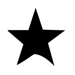 Fototapeta premium black star icon