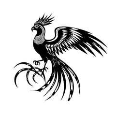 illustration of a phoenix