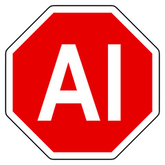 AI und Stoppzeichen