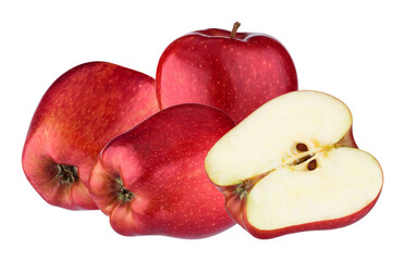 the alluring cluster of shiny red apples radiates freshness and natural goodness, ideal for health food promotions and evocative culinary imagery