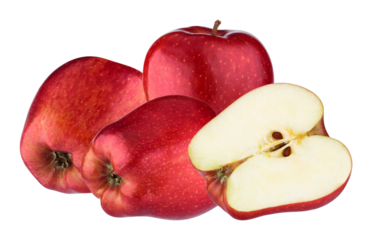 the alluring cluster of shiny red apples radiates freshness and natural goodness, ideal for health food promotions and evocative culinary imagery