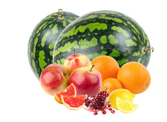 invigorating array of fresh, colorful fruits, symbolizing vitality and healthy living, presented for wellness promotions and nutritional campaigns