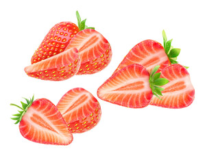 captivating close-up of fresh strawberries showcasing vibrant colors and juicy texture, perfect for healthy eating and summer themes in advertising campaigns