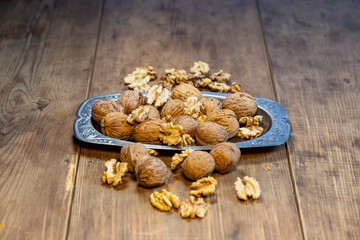 walnuts and nutcracker
