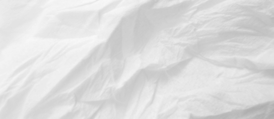 Background Crumpled Paper Poster Photo Effect Mockup, Paper texture overlay effect white color transparent