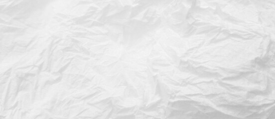 Background Crumpled Paper Poster Photo Effect Mockup, Paper texture overlay effect white color transparent