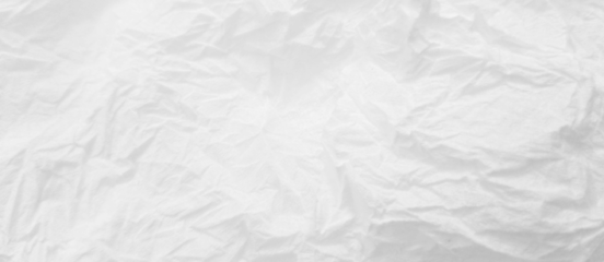 Background Crumpled Paper Poster Photo Effect Mockup, Paper texture overlay effect white color transparent
