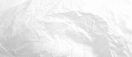 Background Crumpled Paper Poster Photo Effect Mockup, Paper texture overlay effect white color transparent