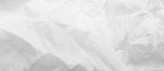Background Crumpled Paper Poster Photo Effect Mockup, Paper texture overlay effect white color transparent